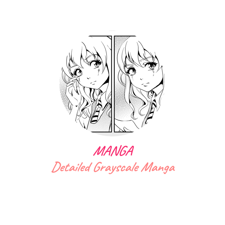 Detailed Grayscale Manga Detailed Grayscale Manga